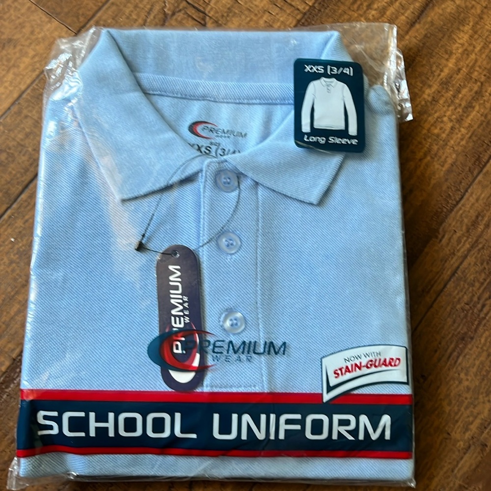 Boy’s School Uniform Long Sleeve Size 3/5